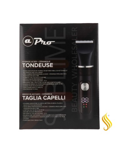 Albi Pro Maquina Corte Clipper Hybrid Steel+Ceramic Gris (2873G)